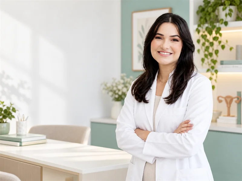 Dra. Nayana do Vale em seu consultório